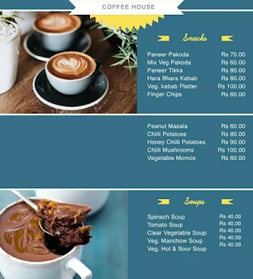 Burble Cafe menu 