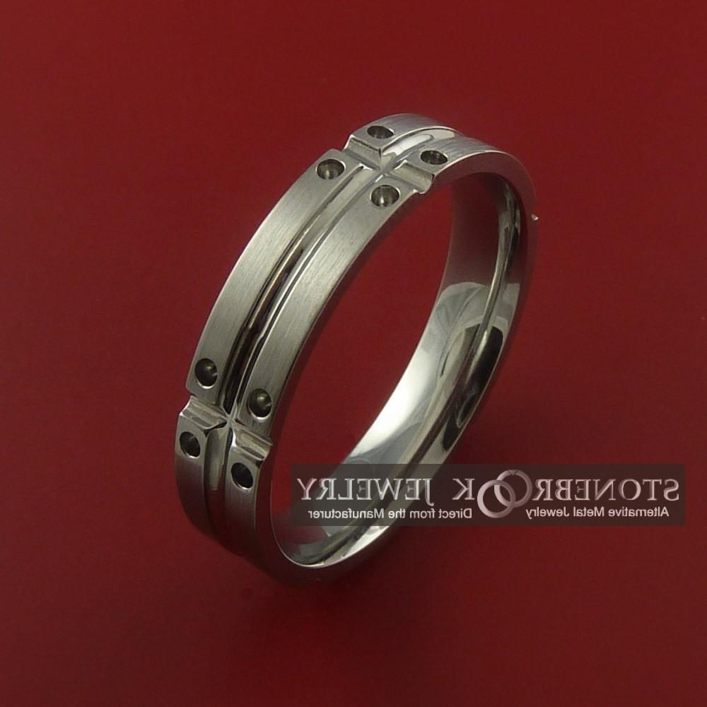 Titanium Unique Wedding Band