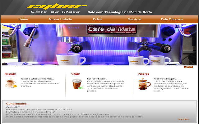 Cyber Cafe da Mata chrome extension