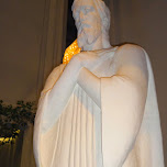 jesus in the Hallgrímskirkja in Reykjavik, Iceland 