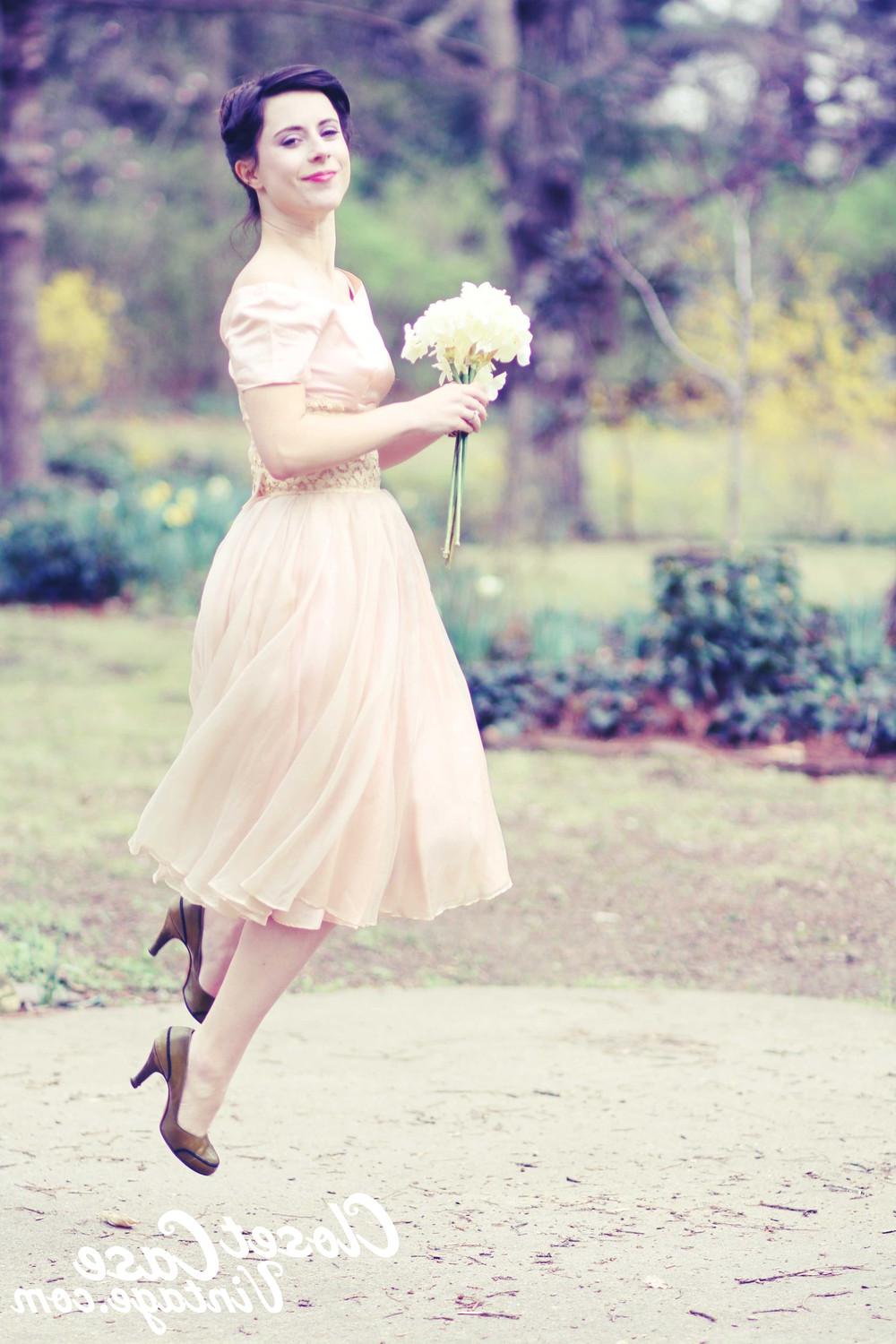 Prom Dress with Cream Lace