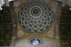 Entrance dome of Cappella dei Pazzi, Santa Croce, Florence