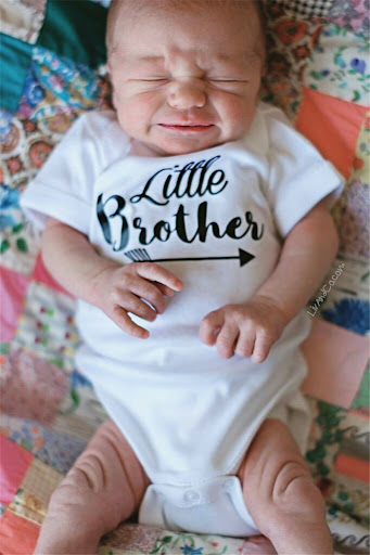 Title 6, Baby Romper Sisters And Brothers Printed Short ...