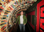 Inside the tunnel of books