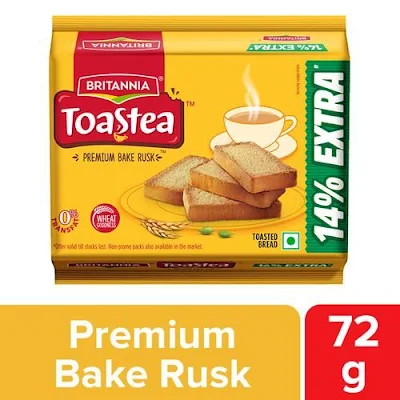 Britannia Toastea Rusk - 72 gm