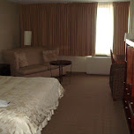 hotel room at skyline hotel in New York City, United States 