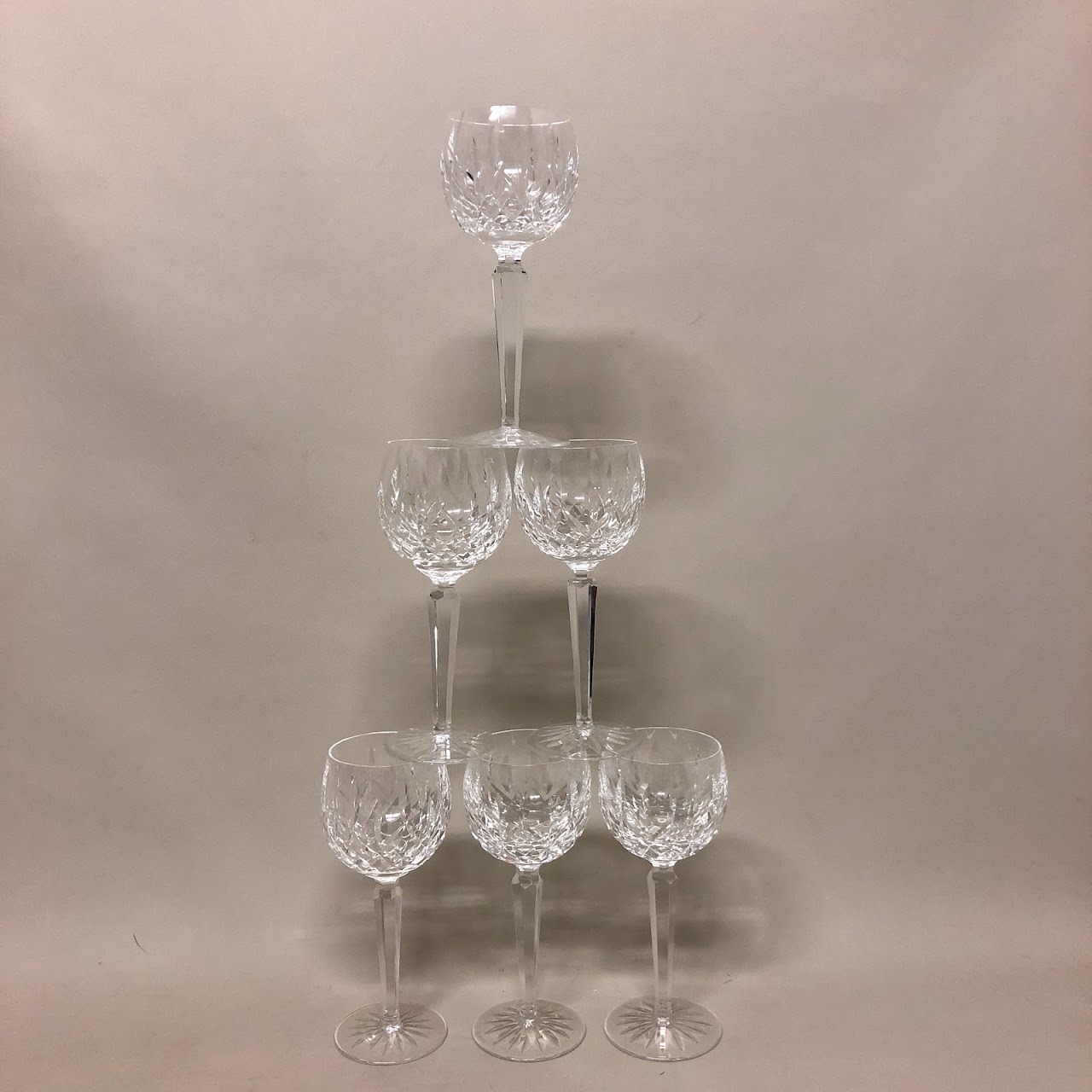 Waterford Crystal Classic Lismore Balloon Wine Glass, Set of 6