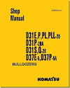 e-Book Shop Manual KOMATSU BullDozer D31E-20 / D31P,PL,PLL-20 / D31P-20A / D31S,Q-20 / D37E-5 / D37P-5A