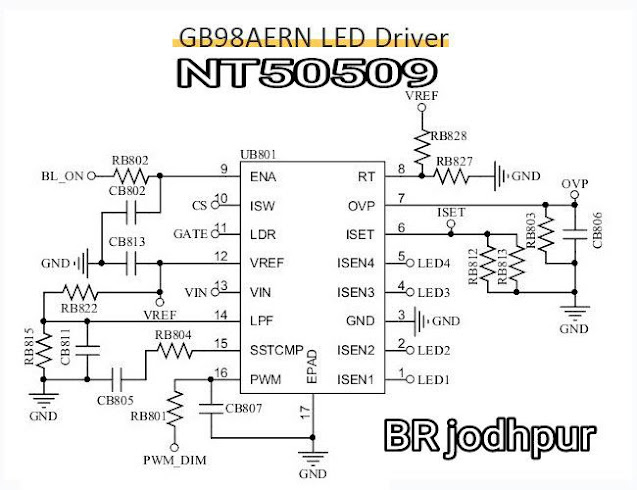 GB98AERN LED Driver NT50509 DATA SHEET