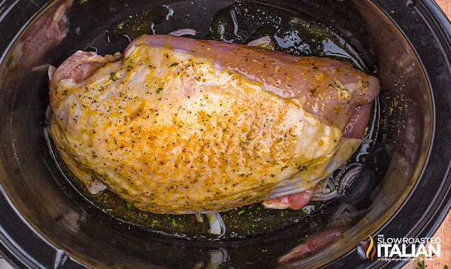 bone in turkey breast in the slow cooker