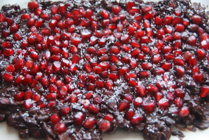 Dark Chocolate Pomegranate Bark Recipe