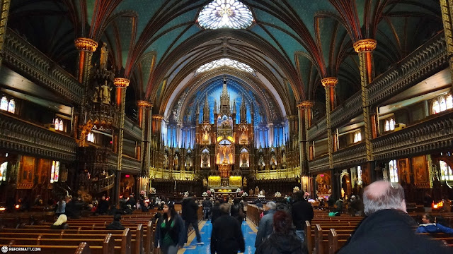 notre dame in montreal in Montreal, Canada 