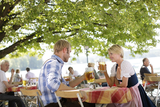 Culinary Bavaria: beer garde. From Driving the Alpine Road in Germany