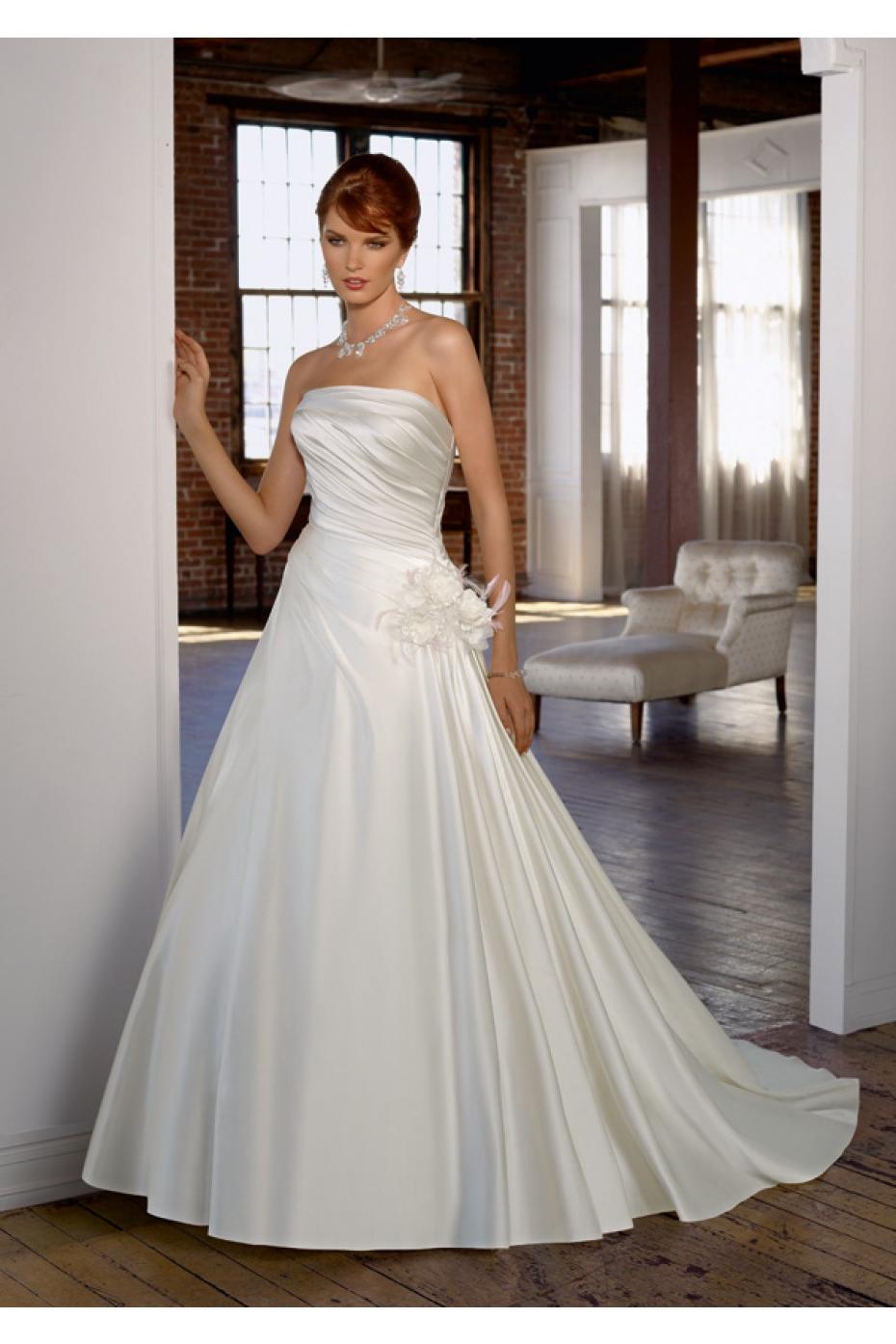 4813 Satin Wedding Dress