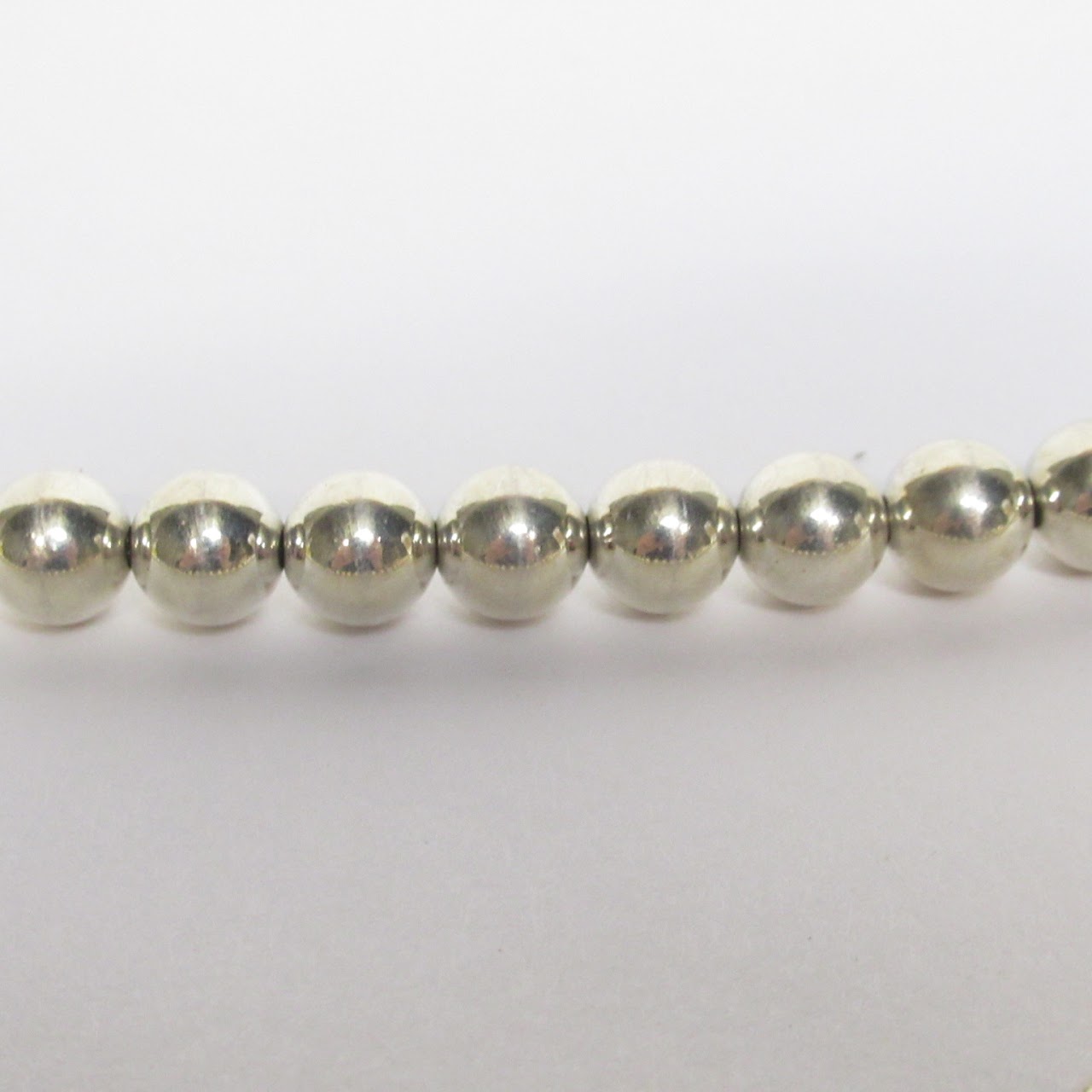 Sterling Silver Bead Necklace