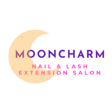 Moon charm nail & lashes