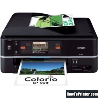 Reset Epson EP-901F printer use Epson reset software