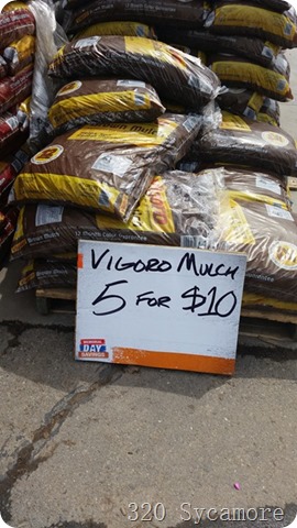 home depot mulch