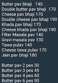 Shri Ganesh Pav Bhaji menu 1