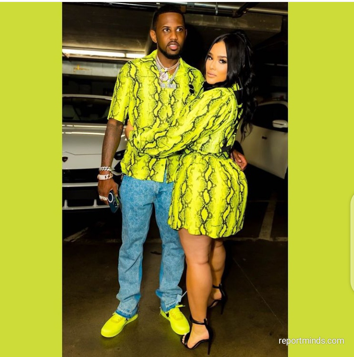 Rapper Fabolous And His Wife Emily Bustamante Loved Up In Matching