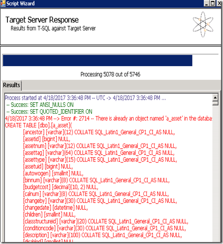 bcpdata scripts done 