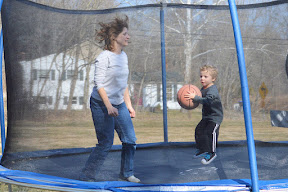 Shows our great-grandson, Jeremiah, born June 7, 2013, with my daughter, Grandma Liz 