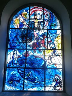 CIMG1554 Chagall window #8 (memorial window), All Saints church