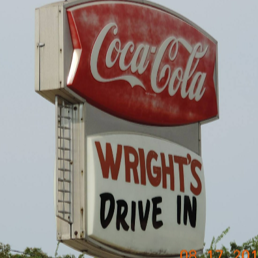 Wright's Drive In logo