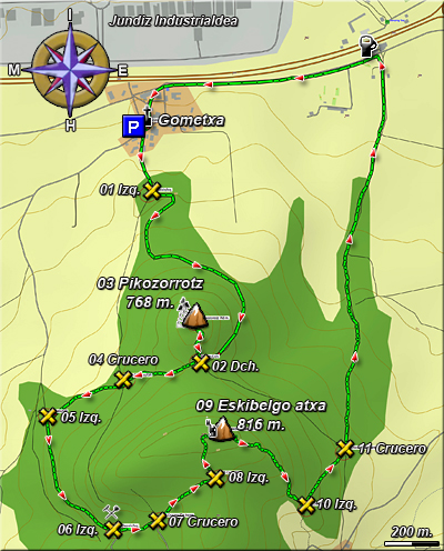 Ampliar plano del recorrido