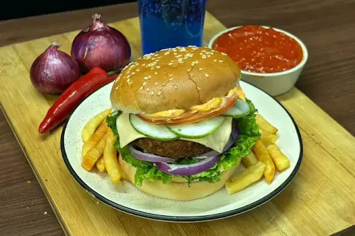 Veg Supreme Oye Hungry Special Burger