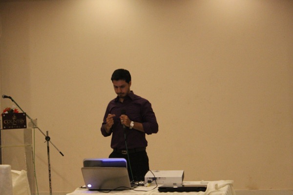 Blogger Mohammad Mustafa at  The Mentor Club Conference