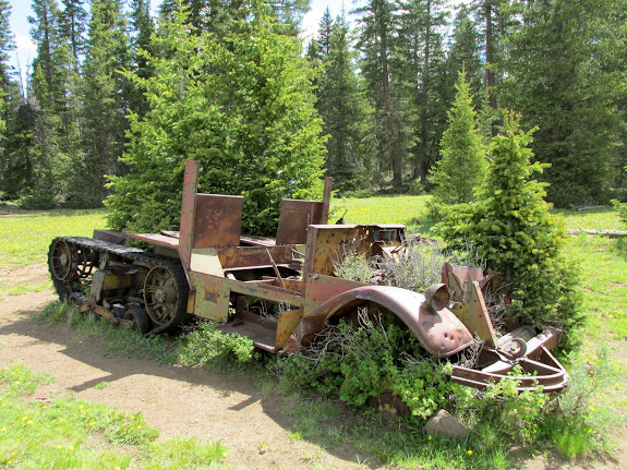 Half-Track at Row Lakes