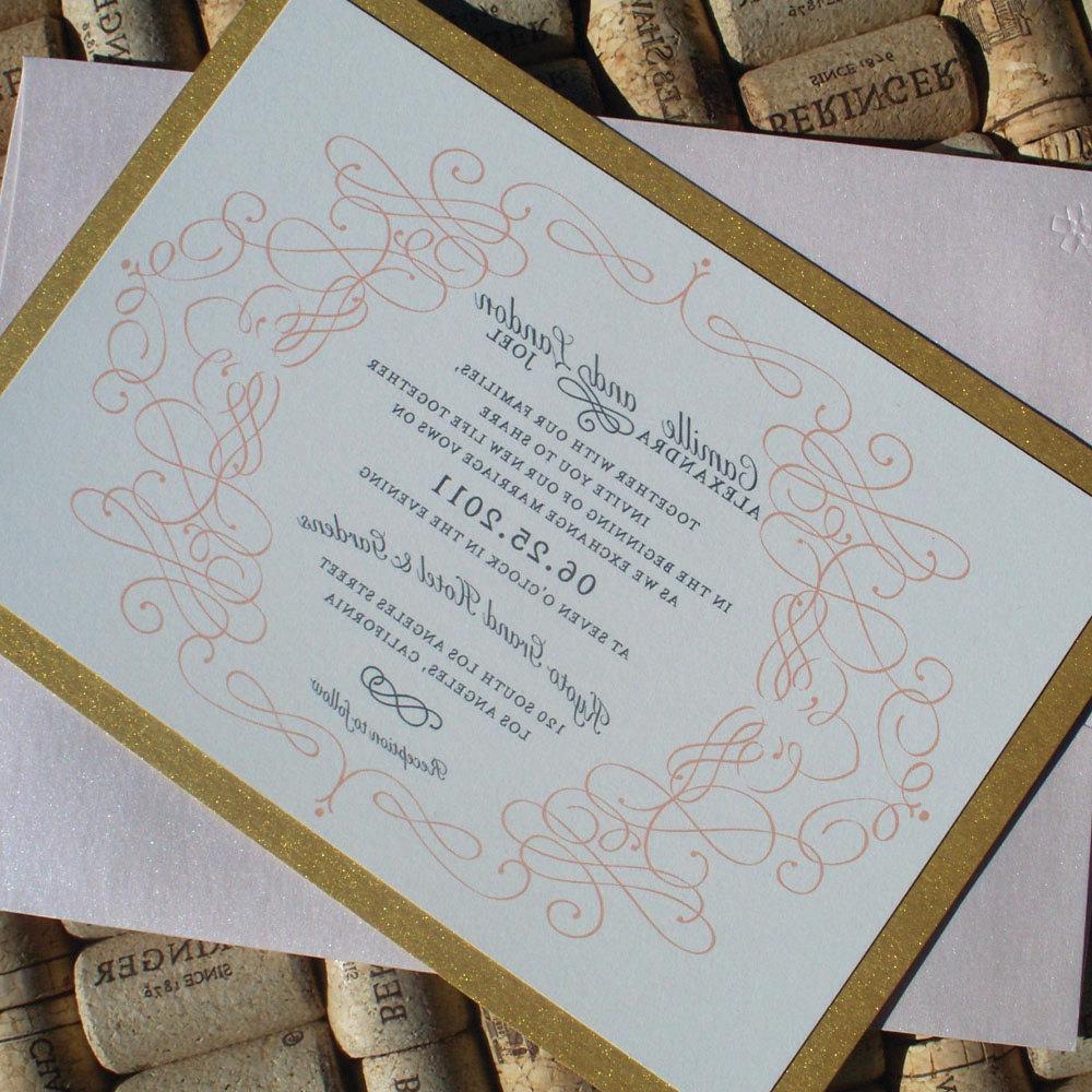 Vintage Wedding Invitation