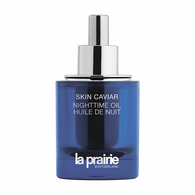 Into the cobalt night with La Prairie's Skin Caviar Nighttime Oil