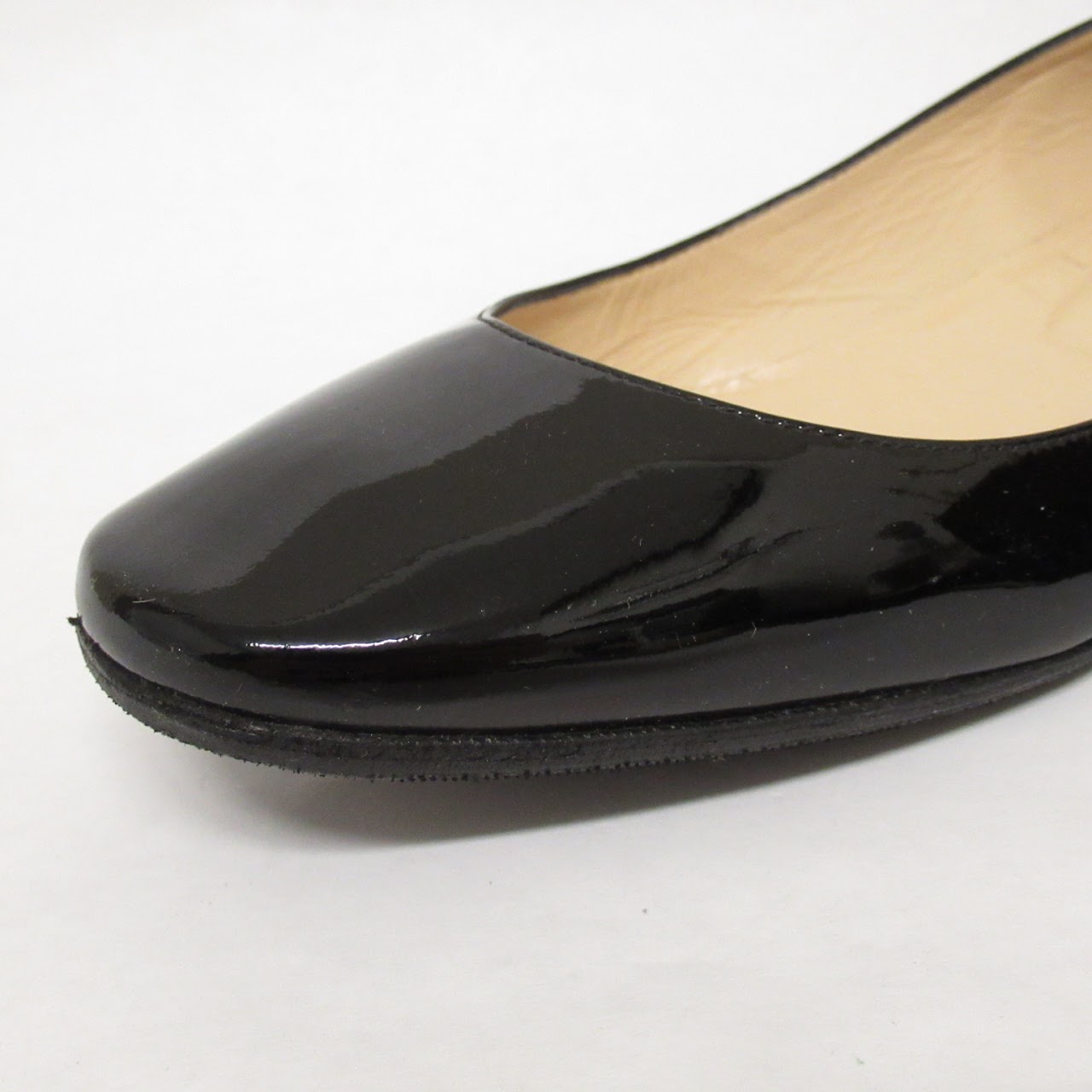 Jimmy Choo Black Patent Leather Flats