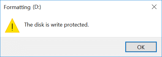 Włącz lub wyłącz ochronę przed zapisem na dysku w systemie Windows 10