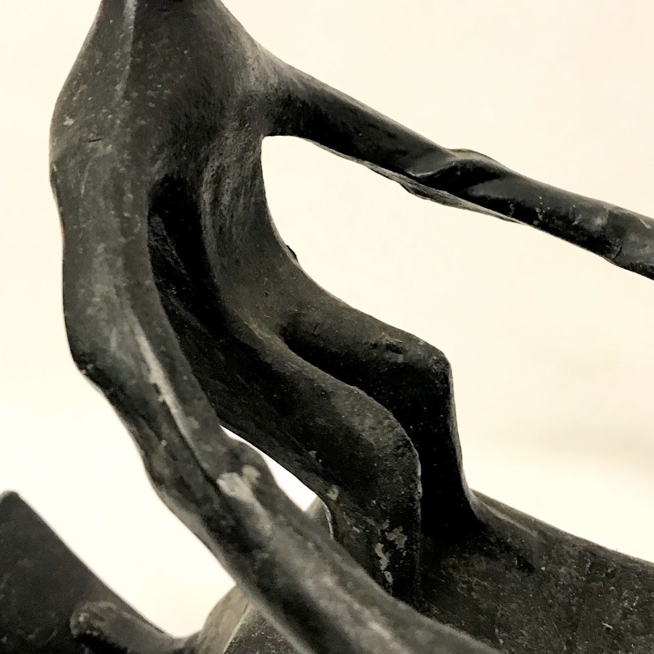 Cast Iron "Mother & Child" Sculpture