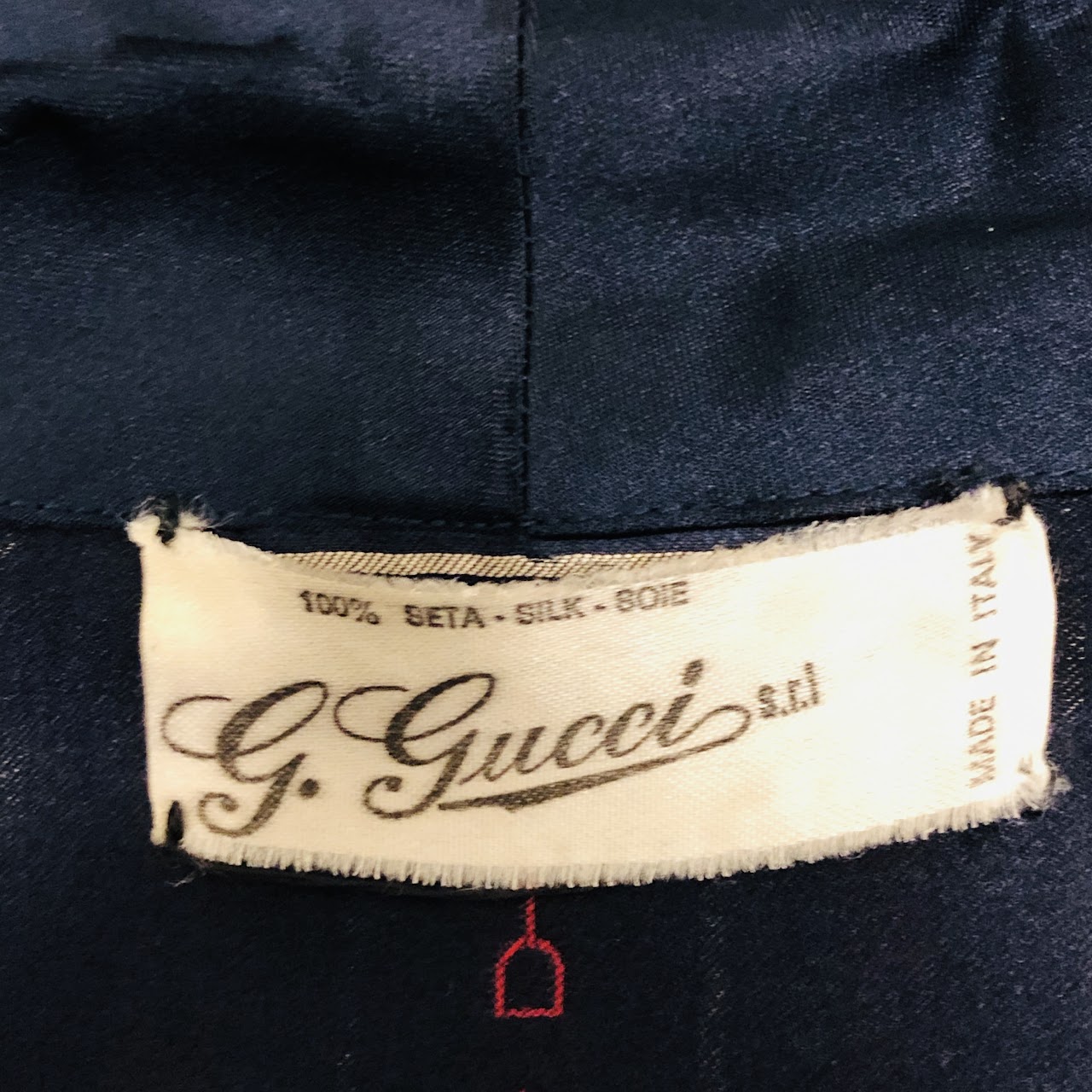 Gucci Vintage Silk Smoking Jacket