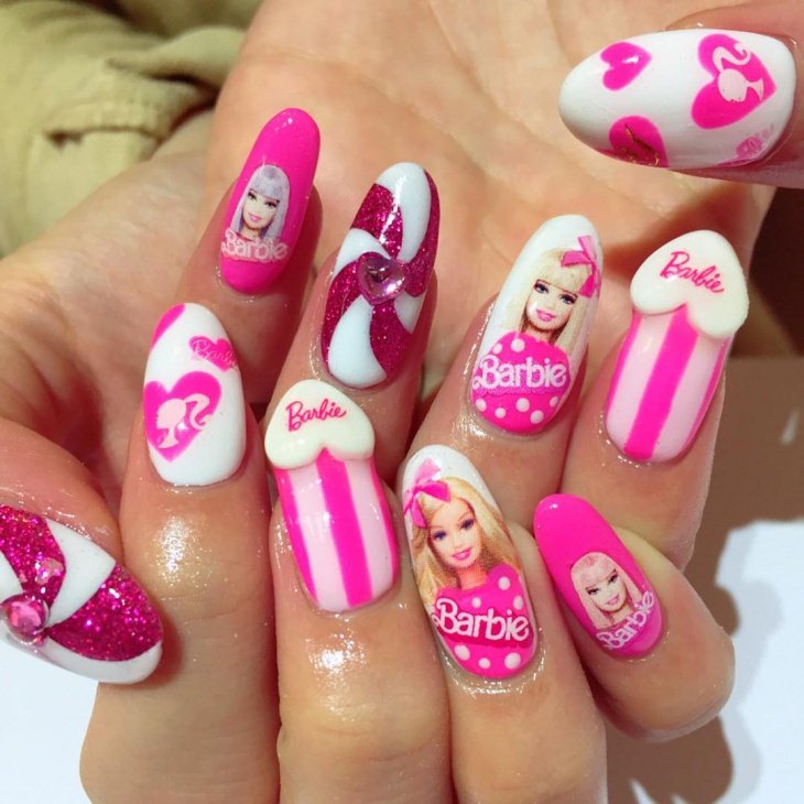 barbie nail art designs trends 2017 - Styles 7