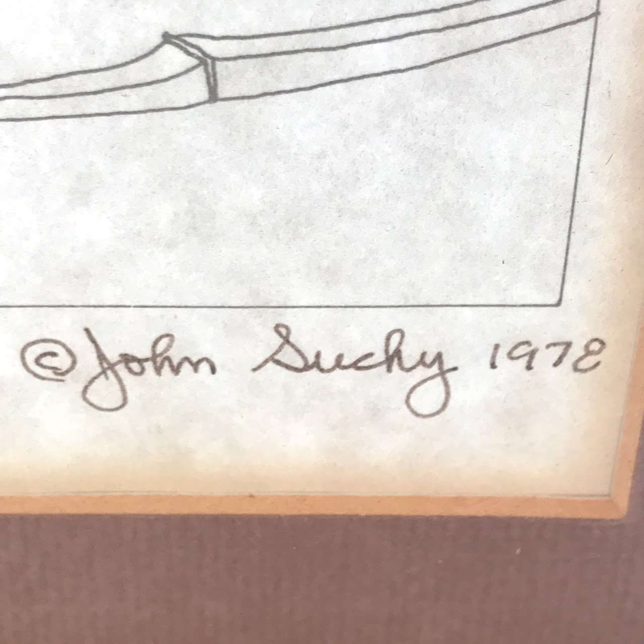 John Suchy Signed Lithograph