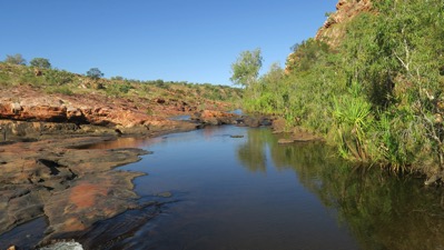 Top of Bells Gorge wide view