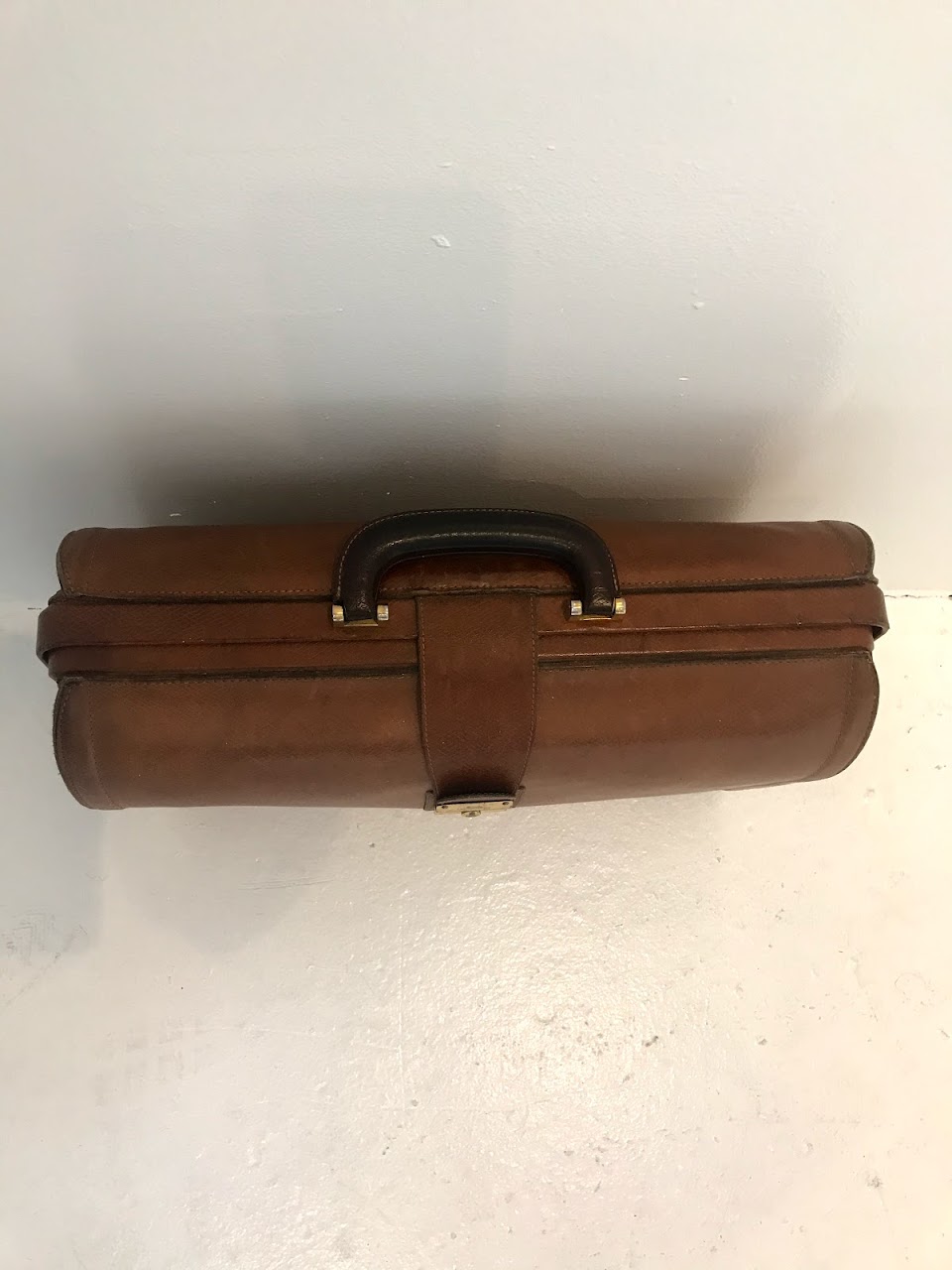 Longchamp Vintage Leather Briefcase