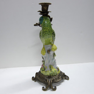 Ceramic Parrot Candle Holders