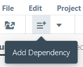 ‘Add Dependency’ button