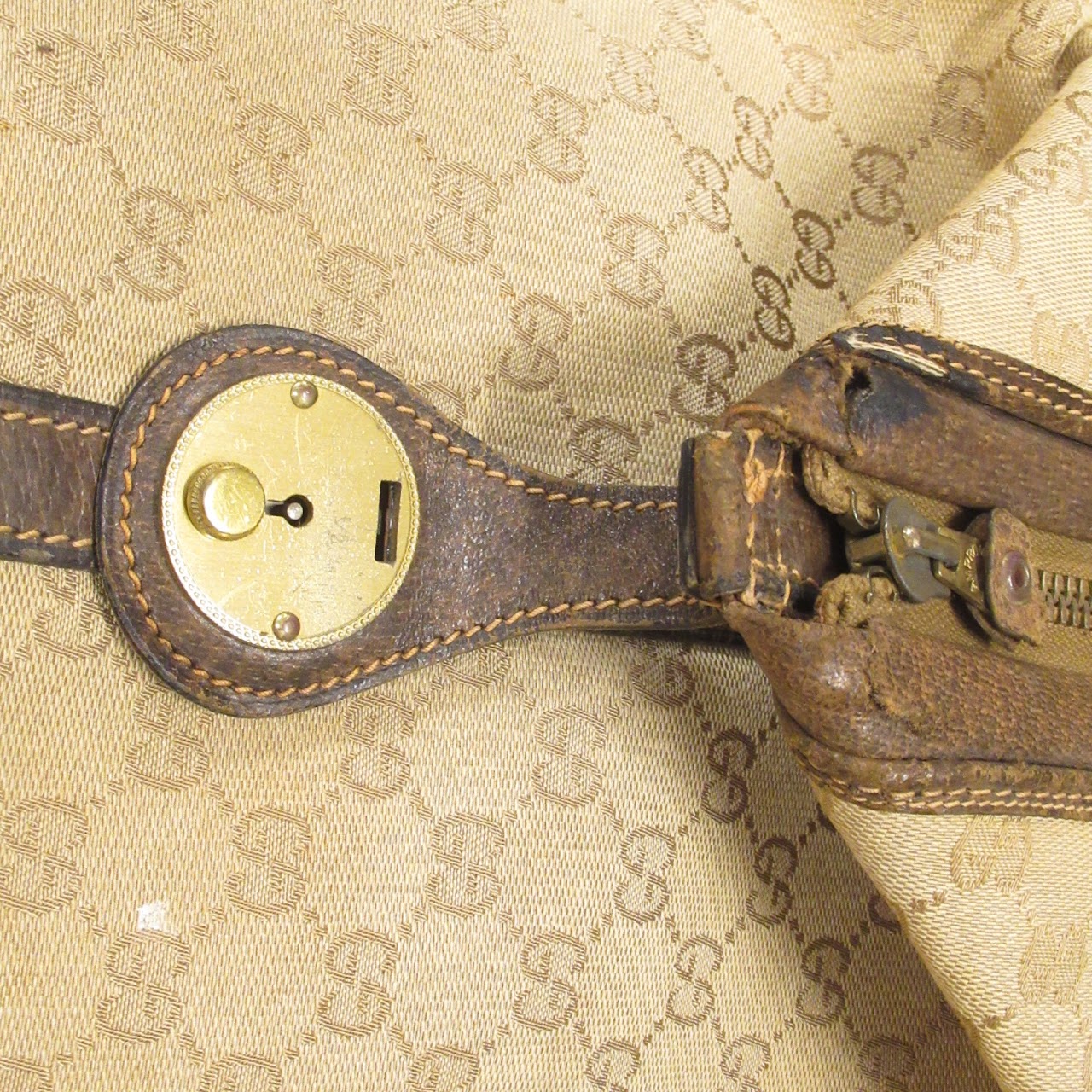 Gucci Vintage Monogram Luggage