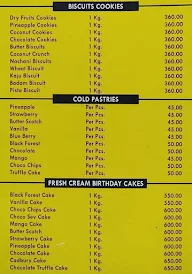 Bangalore Iyengar's Bakery menu 1