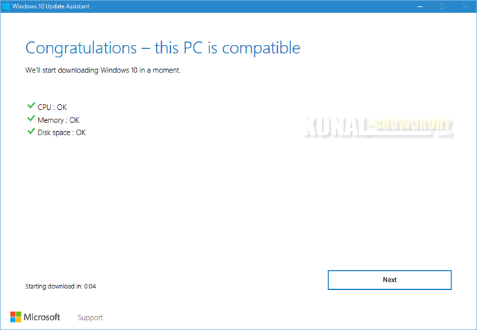 3. Congratulations - this PC is compatible (www.kunal-chowdhury.com)