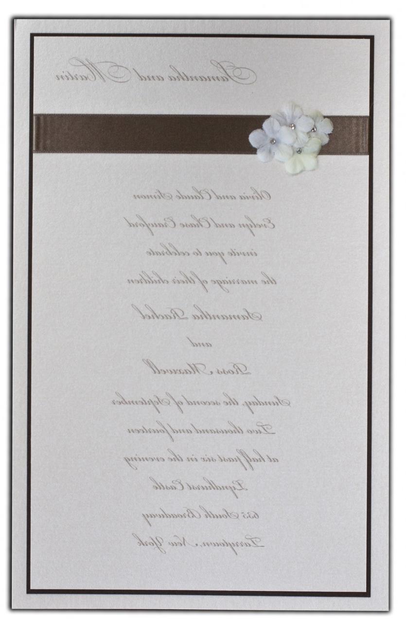 SWEET LOVE Wedding Invitation