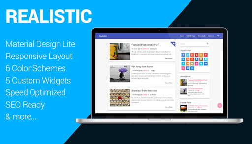 Realistic - Theme WordPress miễn phí có thiết kế hiện đại