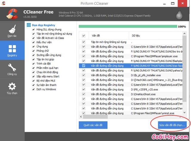 Hướng dẫn dọn dẹp máy tính bằng phần mềm CCleaner - Hình 5e